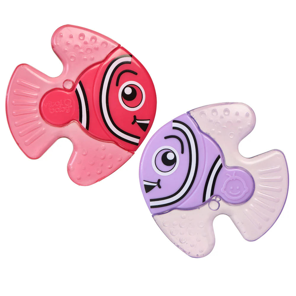 Vital Baby Soothe Fishy Friends Teethers 0+M 2x