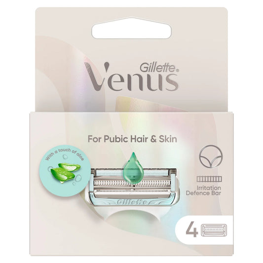 Gillette Venus Blades For Pubic Hair N Skin 4's