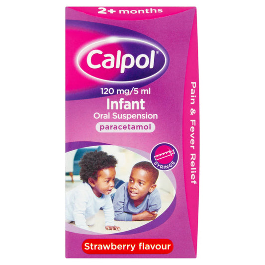 Calpol Infant Liquid Syringe 60Ml Strawberry