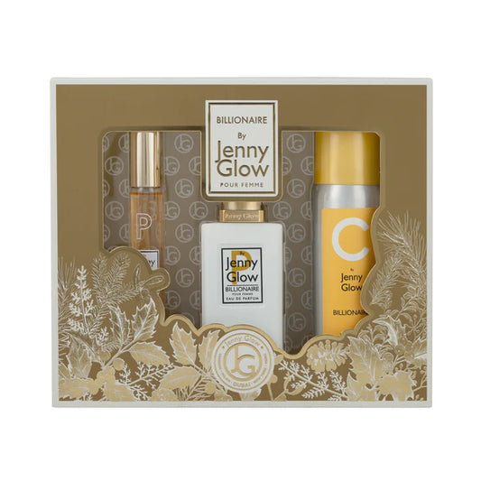 Jenny Glow 3 Pcs Ladies Gift Set Billionaire Edp 15ml , 30ml & Body Spray