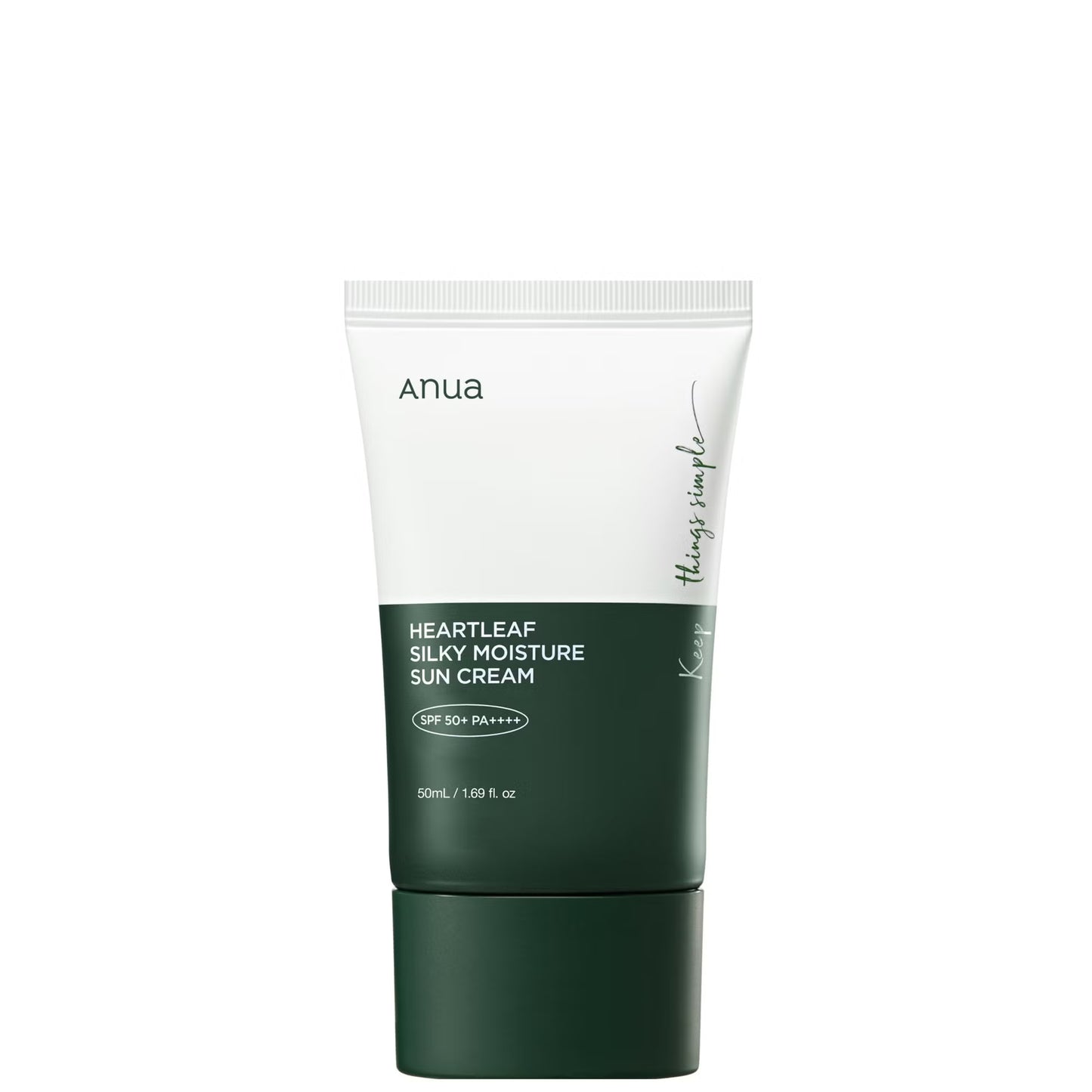 Anua Heartleaf Silky Moisture Sun Cream SPF 50 ++++