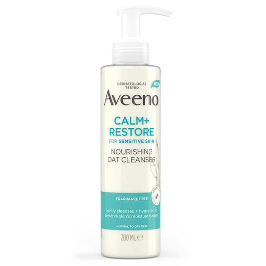 Aveeno Calm + Restore Nourishing Oat Cleanser 200ml