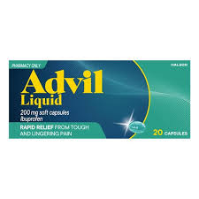Advil Liquid 200Mg Capsules 20s