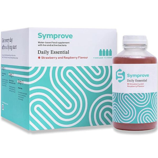 Symprove Probiotic Strawberry and Raspberry 4 Week Pack (4x500ml)