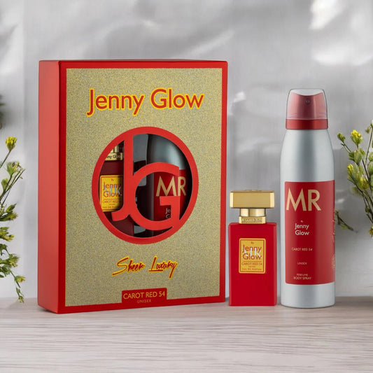 Jenny Glow Ladies 2Pcs Set Carot Red 30ml EDP & Body Spray