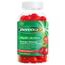 Berocca Multi-Action Energy Release Gummies Cherry Flavour