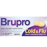 Brupro Cold & Flu 200mg 24 Tabs