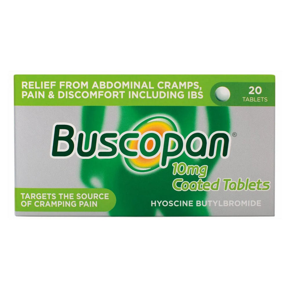 Buscopan Tablets 10mg 20 Pack