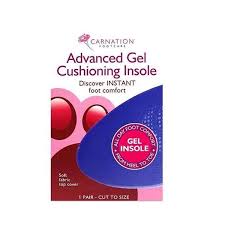 Carnation Advanced Gel Cushion Insoles 6 Pack
