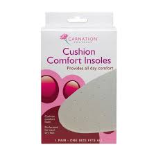 Carnation Cushion Comfort Insoles 1 Pair
