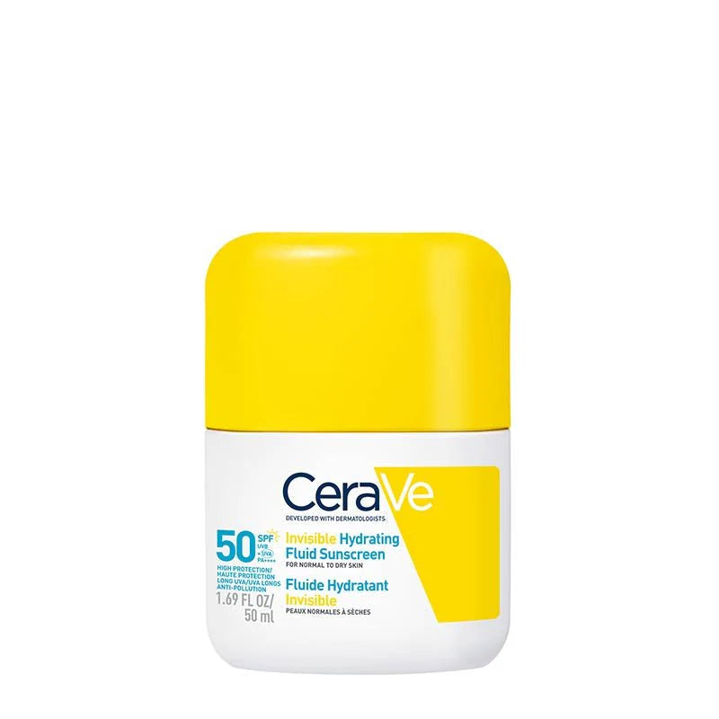 Cerave Invisible Hydrating Fluid Facial Sunscreen SPF50 50ml