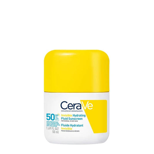 Cerave Invisible Hydrating Fluid Facial Sunscreen SPF50 50ml