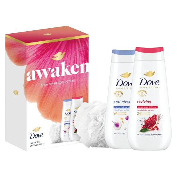 Dove Awaken Duo Body Wash Collection Gift Set
