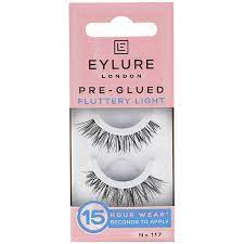 Eylure Pre Glued Fluterry Light Eye Lashes NO117