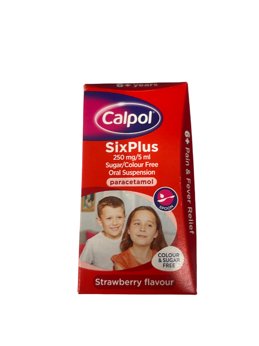 Calpol Six Plus Sugar Free 60ml with Spoon