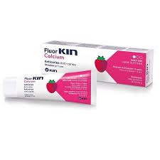 Fluor Kin Calcium Toothpaste Strawberry 75Ml