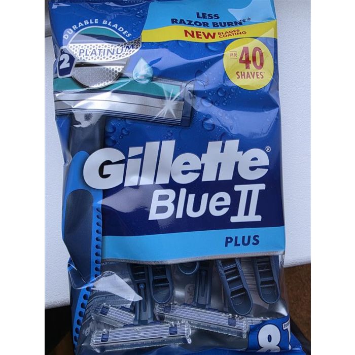 Gillette Blue 2 Plus Disposable Razor 8pk