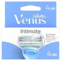 Gillette Venus Intimate Blades For Pubic Hair N Skin 4's