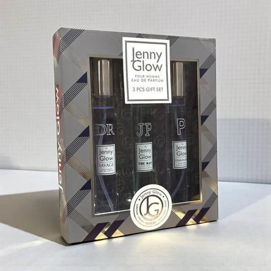 Jenny Glow Men 3 Pce Savage, The Man, Undefeated Gift Set