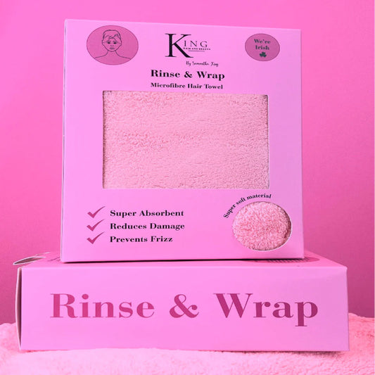 King Hair & Beauty Rinse & Wrap Hair Turban