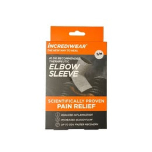 Incrediwear Active Pain Relief Elbow Sleeve S/M Grey Unisex