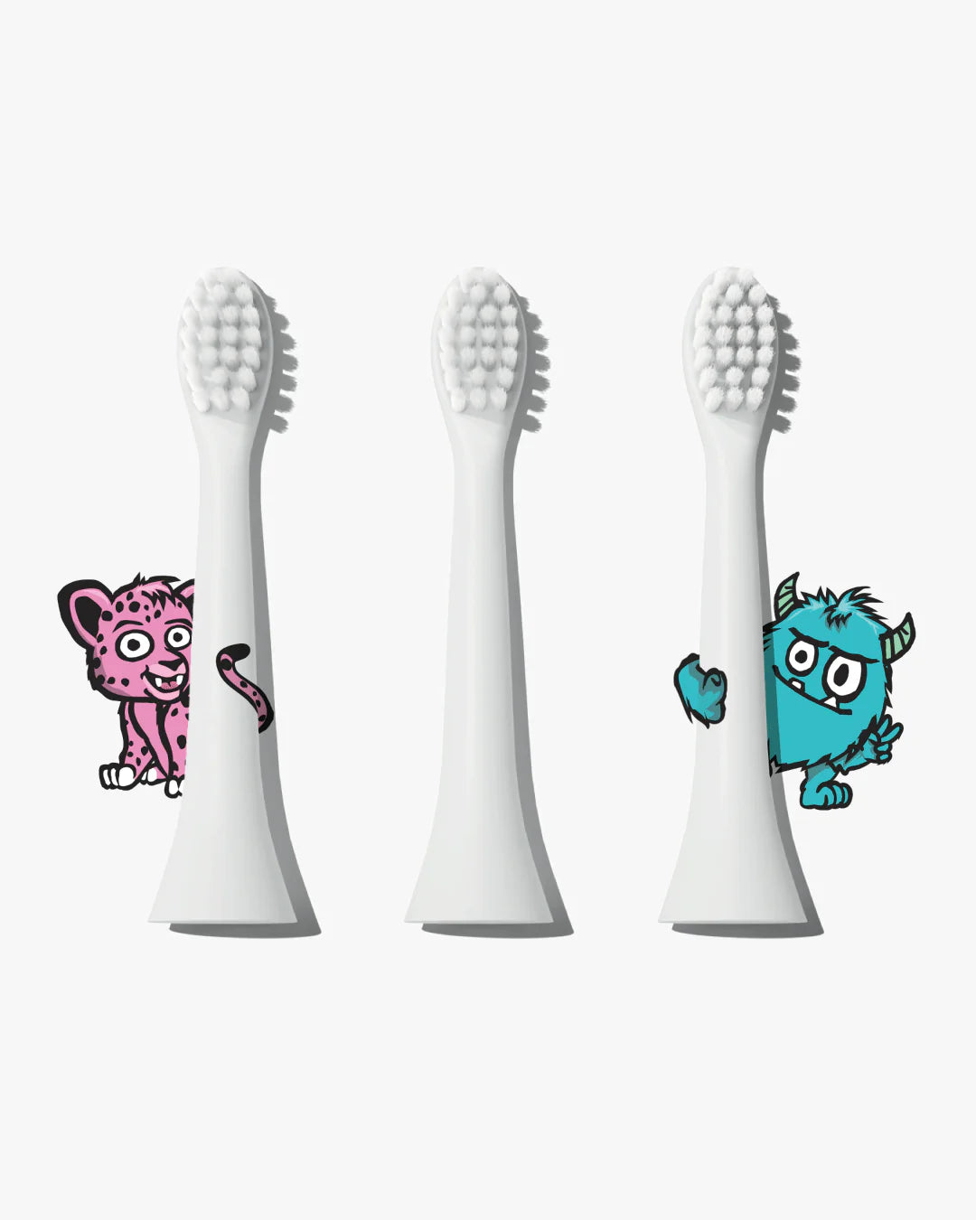 Spotlight Replacement Heads For Kids Electric Toothbrush 3 Pack
