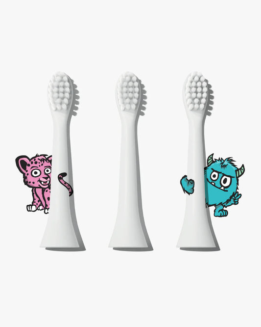 Spotlight Replacement Heads For Kids Electric Toothbrush 3 Pack