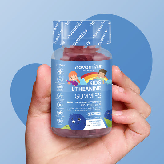 Novomins Kids L Theanine Blueberry Flavoured Gummies 30S