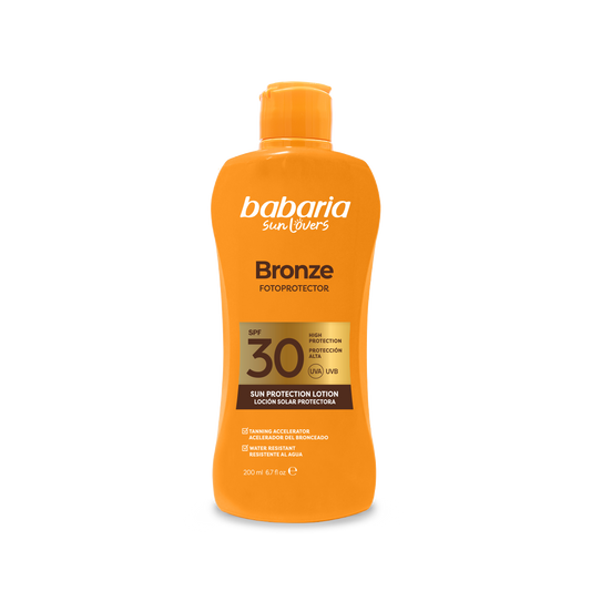 Babaria Bronze SPF 30 Sun Lotion With Tanning Accelerator