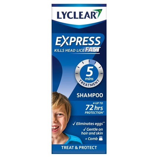 Lyclear Express Shampoo and Comb 200ml