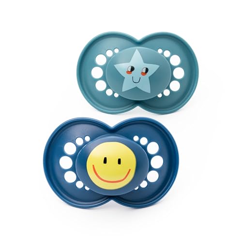 MAM ORIGINAL 6-18M SOOTHER 2PK BOY