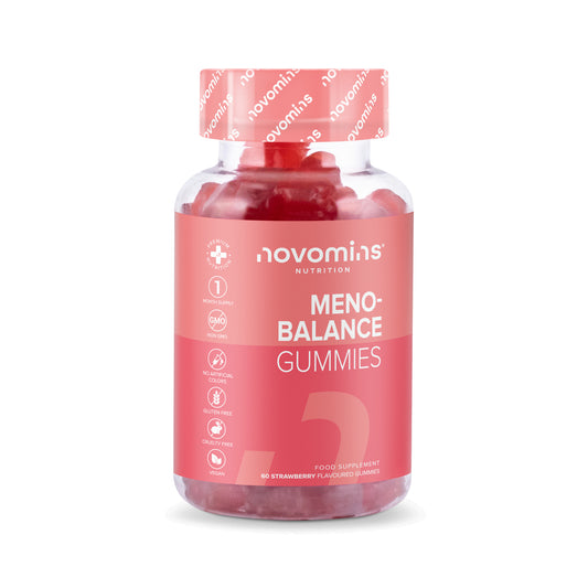 Novomins Meno Balance Gummies Strawberry 60 pack