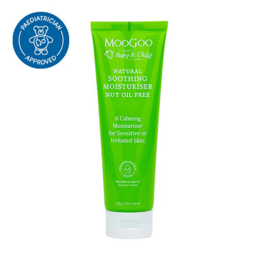 MOOGOO BABY AND CHILD SOOTHING NUT OIL FREE MOISTURISER 120G