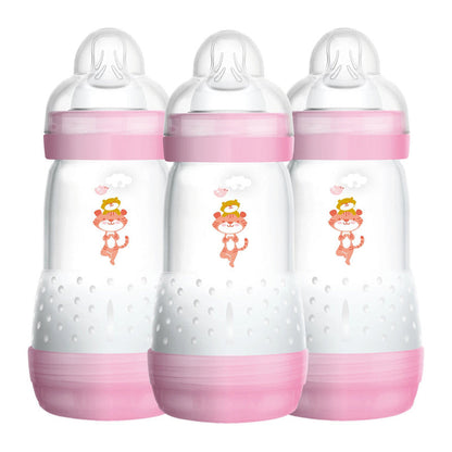 Mam Easy Start Anti Colic Bottles 2+ 260Ml X3 Assorted Colours
