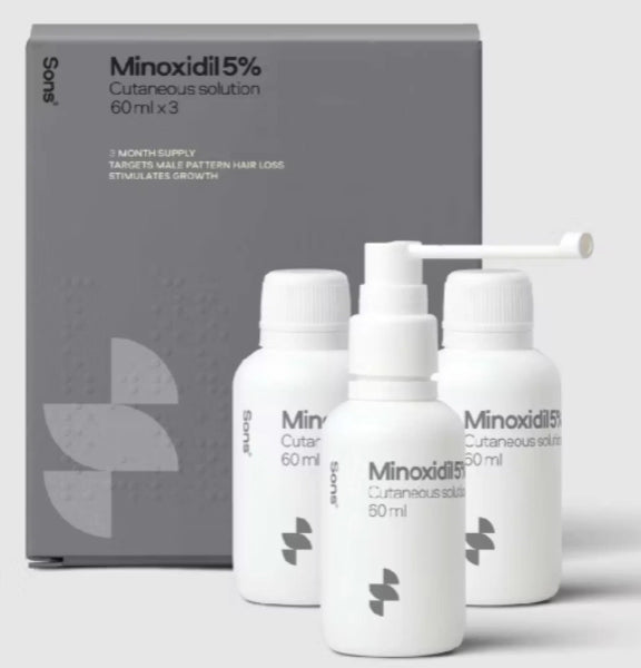 Sons Minoxidil For Men 3 Months Supply 180ml