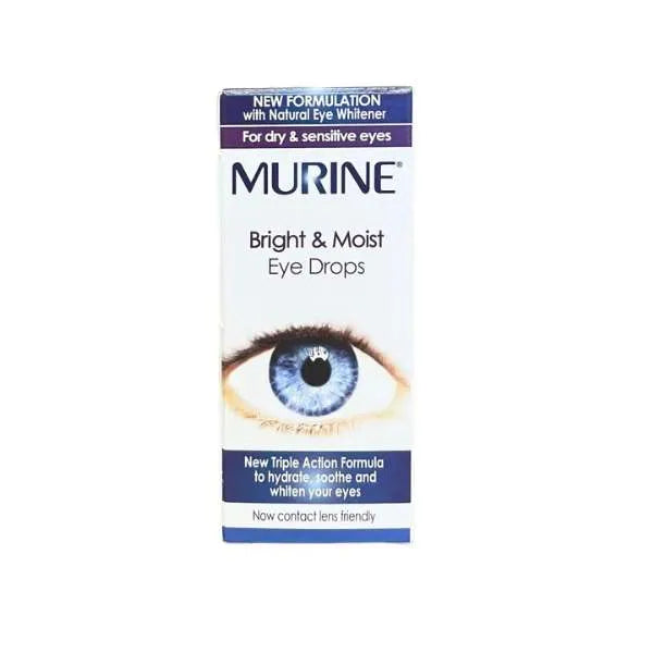 Murine Bright and Moist Eye Drops 15ml