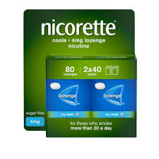 Nicorette Cools 4Mg Lozenge Icy Mint 80 Pack