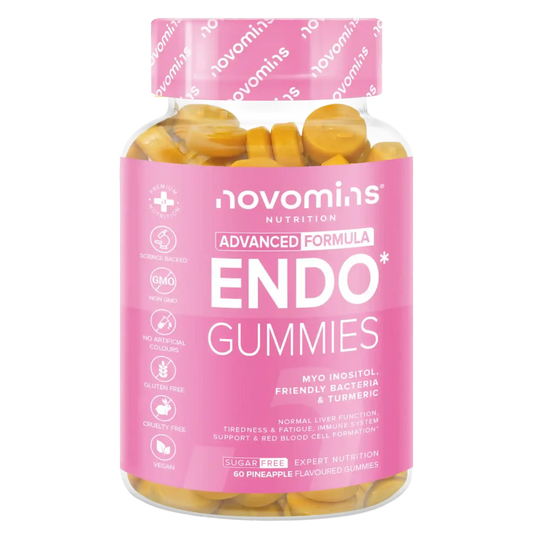Novomins Endo Support Gummies 60's Pineapple flavour