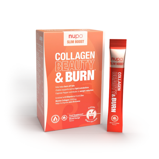 Nupo Collagen Beauty and Burn Blood Orange Flavour 15 Sticks