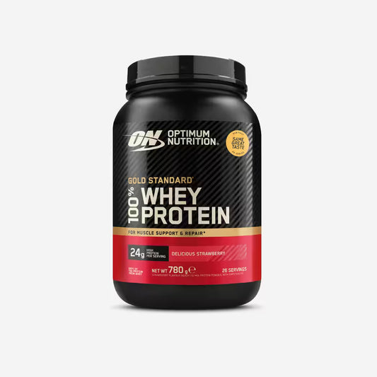 Optimum Nutrition 100% Whey Gold Delicious Strawberry Flavour 780g