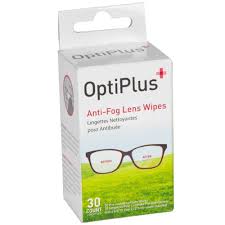 Optiplus Anti Fog Lens Wipes 30 Wipes