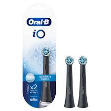 Oral-B IO Ultimate Clean Refill Heads Black 2 Pack