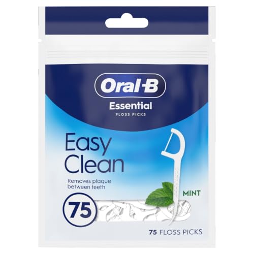 Oral B Essential Easy Clean Floss Picks 75s