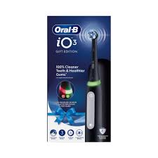 Oral B I03 Matte Black Electric Toothbrush + Travel Case