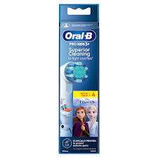 Oral B Frozen Pro Kids 3+ Superior Cleaning Brushes 4PK