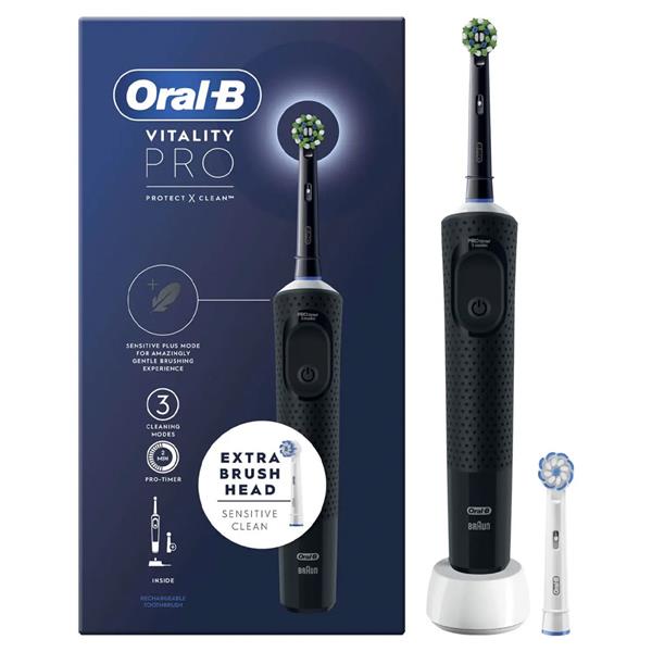 Oral B Vitality Pro Black Protect X Clean Toothbrush