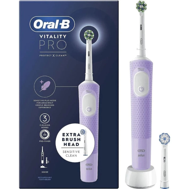 Oral B Vitality Pro Lilac Protect X Clean Toothbrush