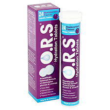 Ors Oral Rehydration Salts Blackcurrant 24Tabs