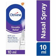Otrivine Decongestant Sinusitis Nasal Spray 10Ml