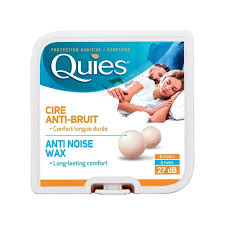 Quies Earplugs Pure Wax 8 Pairs